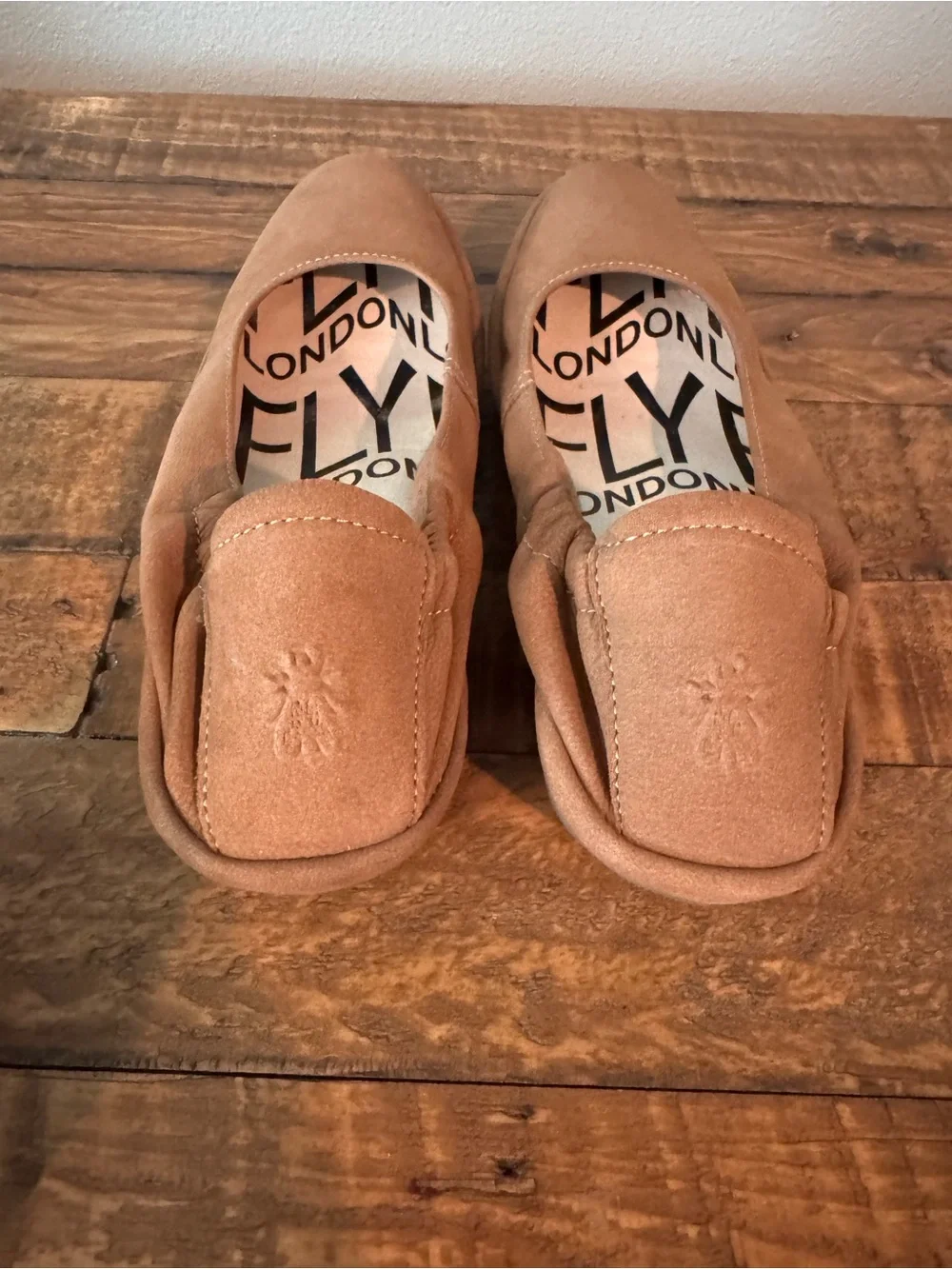 Fly London Women's Pled/Cupido Brown Wedge Slip-On Wedge Flat